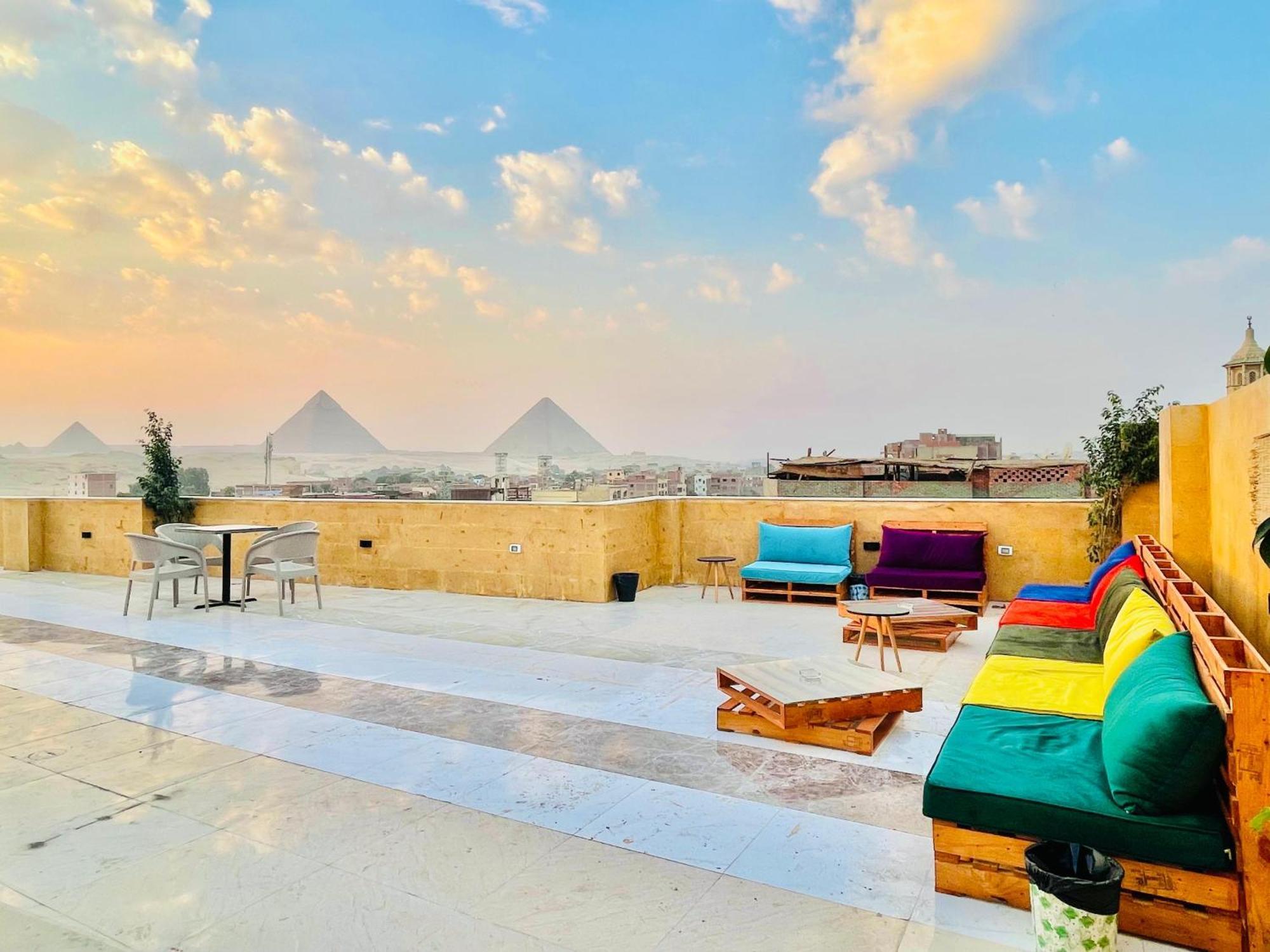 Palm Pyramids View Inn Kafrat al Jabal Экстерьер фото